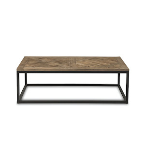 Parquet Top Coffee Table / Rectangle