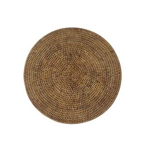 Rattan Round Placemat / Medium