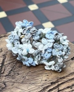 Sophie Digard Hand crafted blue hydrangea brooch