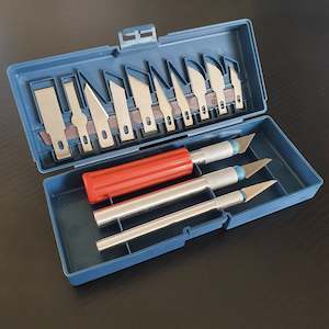 13 Piece Hobby Knife Starter Set by Craft Knight