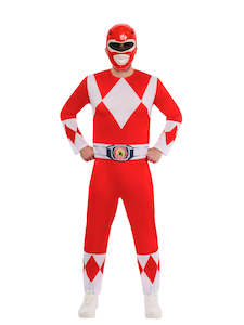 Red Ranger Deluxe Costume for Adults - Power Rangers