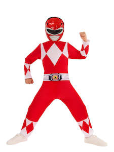 Kids-Boys: Red Ranger Costume for Kids - Power Rangers