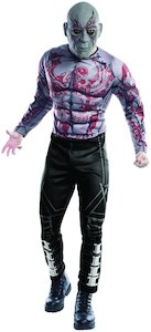 Avengers Endgame Costumes: Drax The Destroyer Deluxe Costume for Adults - Marvel Guardians Of The Galaxy