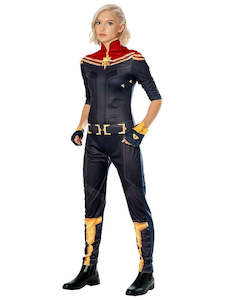 Captain Marvel Deluxe Costume for Adults - Marvel The Marvels