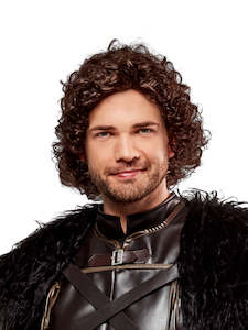 Game Of Thrones Costumes: Jon Snow Wig for Adults - Game of Thrones