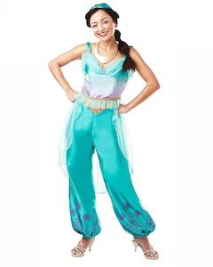 Aladdin Costumes: Jasmine Deluxe Costume for Adults - Disney Aladdin