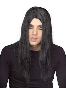 Evildoer Black Wig for Adults