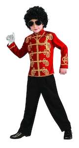 Michael Jackson Red Military Jacket for Kids - Michael Jackson