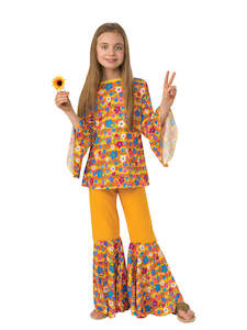 Decades Costumes: Hippie Girl Costume for Kids