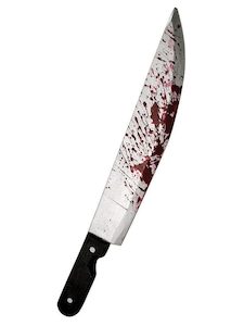 Bloody Cleaver Knife Toy Weapon