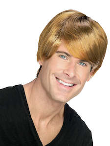 Rocket Man Light Brown Wig for Adults