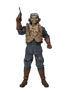 100 And Under: Eddie Aces High - 8” Clothed Figurine - Iron Maiden - NECA Collectibles