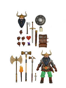 100 And Under: Ultimate Elkhorn the Good Dwarf Fighter - 7" Scale Action Figure - Dungeons & Dragons - NECA Collectibles