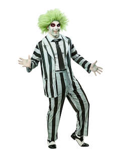 100 And Over: Beetlejuice Costume for Adults - Warner Bros Beetlejuice 2