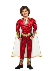 Shazam Costumes: Shazam 2 Deluxe Costume for Kids - Warner Bros Shazam!