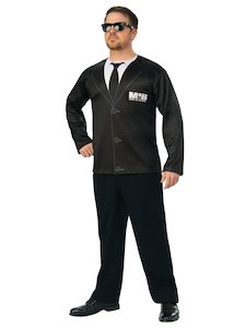 Men In Black Costumes: Agent H Costume Top for Adults - Men In Black 4