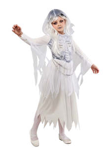 Goosebumps Books Costume Ideas: Ghostly Girl Dress Costume for Kids