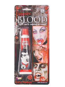 Goosebumps Books Costume Ideas: Fake Blood Makeup Tube