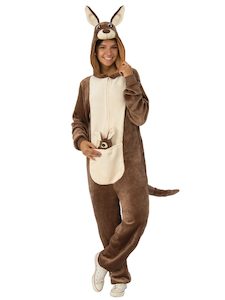 Zoo Animal Costumes: Kangaroo Furry Onesie for Adults