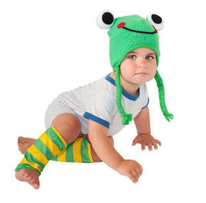 Zoo Animal Costumes: Frog Dress Up Set for Babies