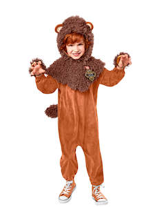 Zoo Animal Costumes: Cowardly Lion Deluxe Costume for Kids - Warner Bros The Wizard of Oz