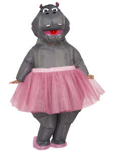 Zoo Animal Costumes: Hippo Inflatable Costume for Adults