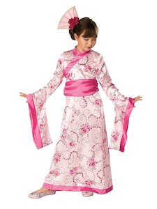 Mulan Costumes Accessories: Asian Princess Costume for Kids