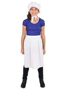 100 Days Of School Costumes Accessories: Historical Bonnet & Apron Set for Kids