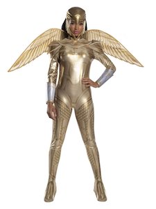 Wonder Woman 1984 Movie Costumes Accessories: Wonder Woman 1984 Golden Armour Costume for Adults - Warner Bros WW1984 Movie