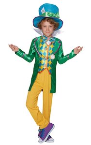 Classic Quality Costumes Accessories: Mad Hatter Deluxe Costume for Tweens - Disney Alice in Wonderland