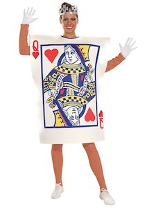 Classic Quality Costumes Accessories: Queen Of Hearts Playing Card Costume for Adults