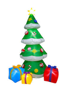 Christmas Tree 8-Foot-Tall Inflatable Lawn Prop