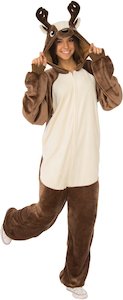 Reindeer Furry Onesie Costume for Adults