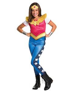 Book Week Superhero Costumes Accessories: Wonder Woman Costume for Kids - Warner Bros DC Super Hero Girls