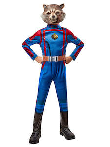 Book Week Superhero Costumes Accessories: Rocket Raccoon Deluxe Costume for Kids - Marvel Guardians of the Galaxy GOTG3