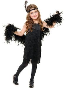 Flapper Costumes Accessories: Fashionable Flapper Costume for Kids