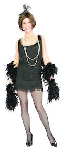 Flapper Costumes Accessories: Chicago Flapper Costume for Adults