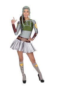 New Years Eve Costumes Accessories: Boba Fett Dress Costume for Adults - Star Wars