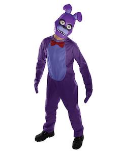 Costumes Starting With B: Bonnie the Bunny Costume for Teens - Five Nights at Freddy's