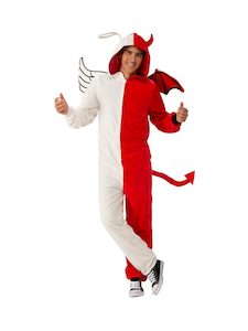 Muck Up Day Costumes Accessories: Angel or Devil Furry Adult Onesize