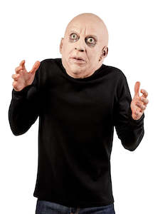 Halloween Accessories: Uncle Fester Overhead Mask for Adults - Wednesday (Netflix)