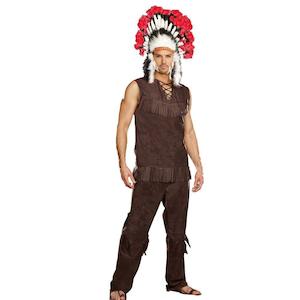 International Costumes Accessories: Chief Long Arrow Costume for Adults