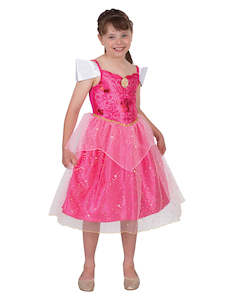 Costumes Starting With A: Aurora Sparkle Deluxe Costume for Kids - Disney Sleeping Beauty