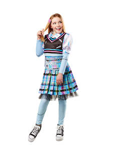 Costumes Starting With F: Frankie Stein Deluxe Costume for Kids - Monster High