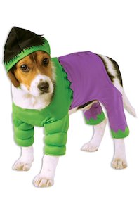 Costumes Starting With H: Hulk Pet Costume - Marvel Avengers