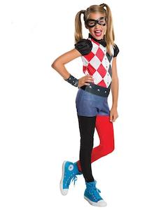 Harley Quinn Costume for Kids - Warner Bros DC Super Hero Girls