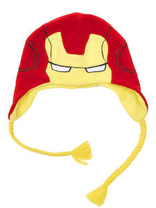 Costumes Starting With I: Iron Man Fleecy Hat for Adults - Marvel Avengers