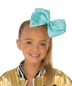 Costumes Starting With J: JoJo Siwa Teal Hair Bow - Nickelodeon JoJo Siwa