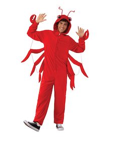 Costumes Starting With L: Lobster Furry Onesie for Adults