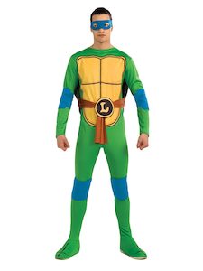 Costumes Starting With L: Leonardo Classic Costume for Adults - Nickelodeon Teenage Mutant Ninja Turtles